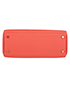 Kelly 28 Clemence Leather in Rose Jaipur, bottom view
